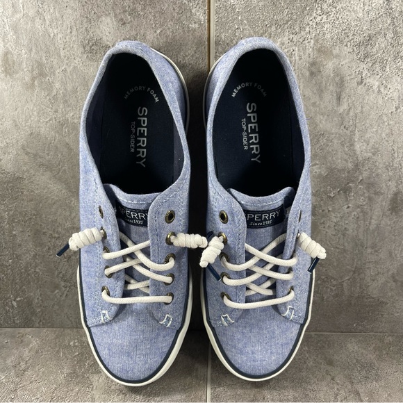 Sperry Seacoast Canvas Blue Women’s 6.5 - Picture 7 of 8